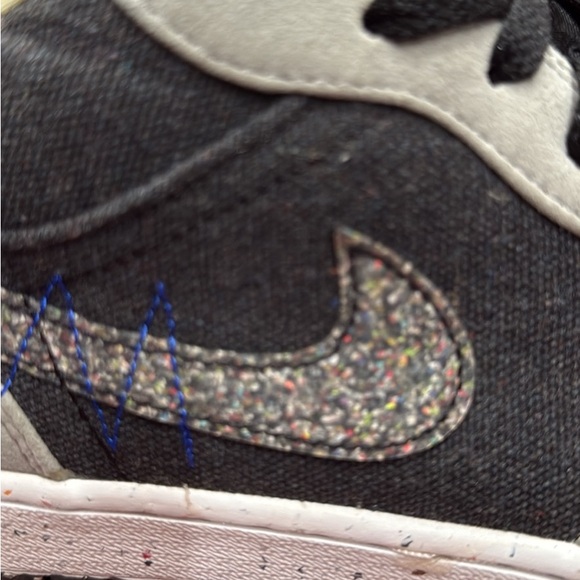 Nike Men's Air Jordan 1 Low Se Crater, Lt Smoke Grey Sz 13 - Picture 7 of 9